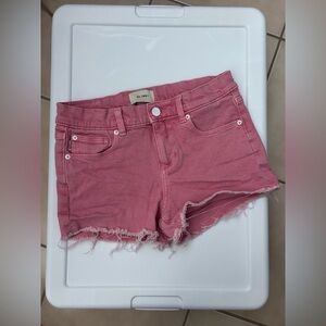 EUC Girls DL1961 Pink Denim Shorts